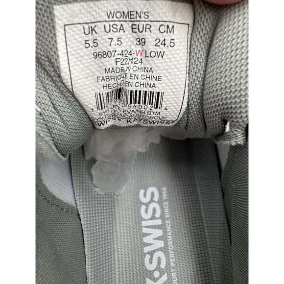 K-Swiss HYPERCOURT EXPRESS 2 Women's NEW Athletic Sneaker Grey US Size 7.5 Wide - Picture 10 of 11